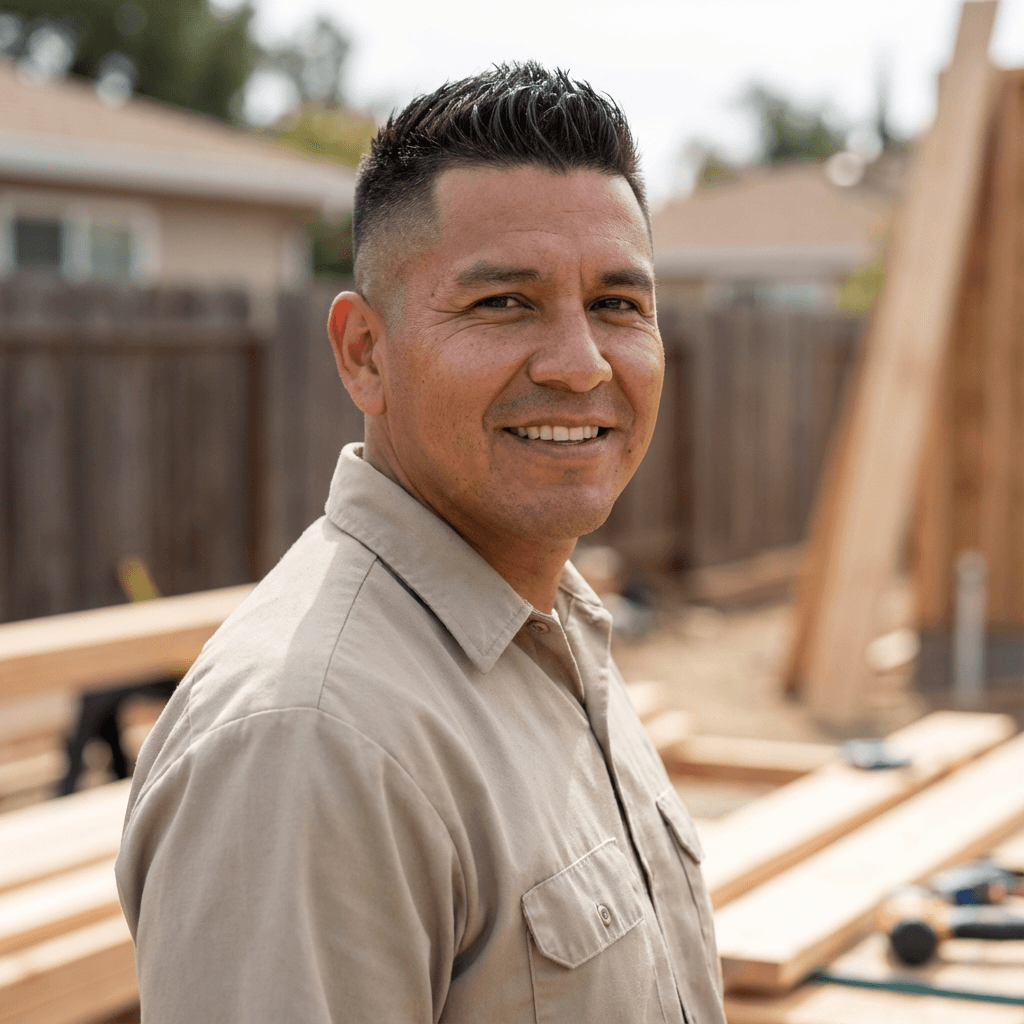 David Larson, construction contractor