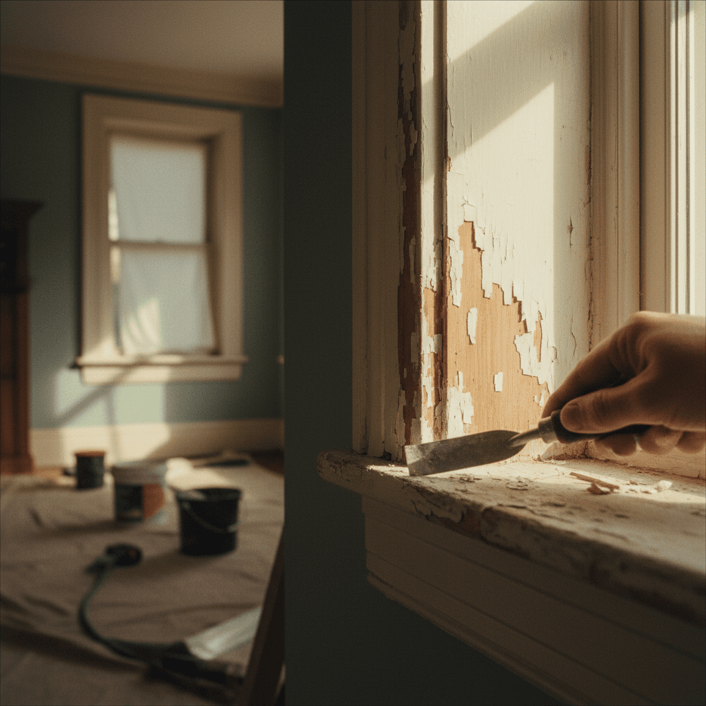 Surface preparation and old paint removal