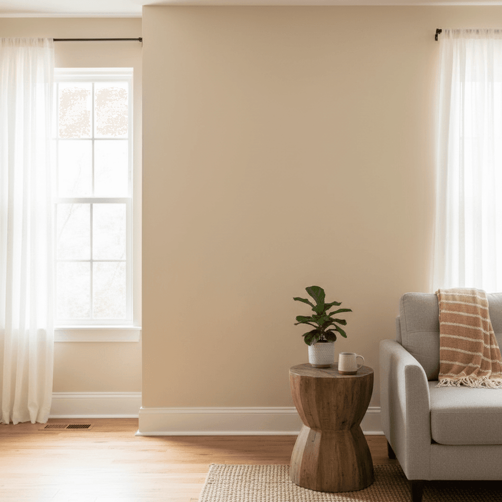 Completed residential interior painting project